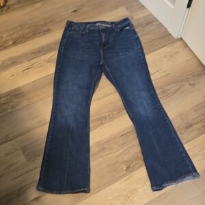 Old Navy Dark Blue Flare Jeans